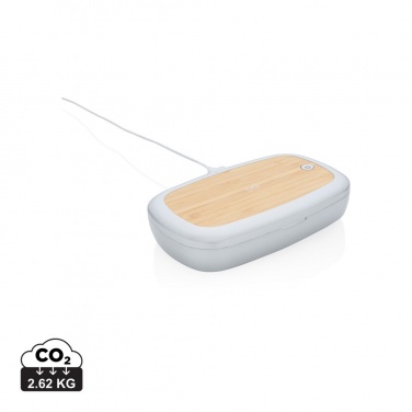 Logo trade business gift photo of: Rena UV-C steriliser box with 5W wireless charger