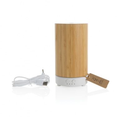 Logo trade promotional product photo of: RCS recycled plastic and bamboo aroma diffuser