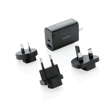 Logo trade promotional products image of: Philips ultra fast PD travel charger