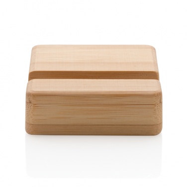 Logo trade promotional products picture of: Bamboo phone stand XD