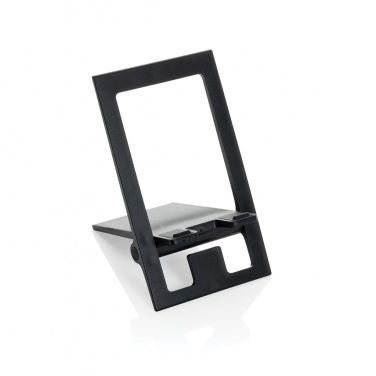 Logo trade promotional merchandise picture of: SnapStand RCS recycled plastic foldable phone stand