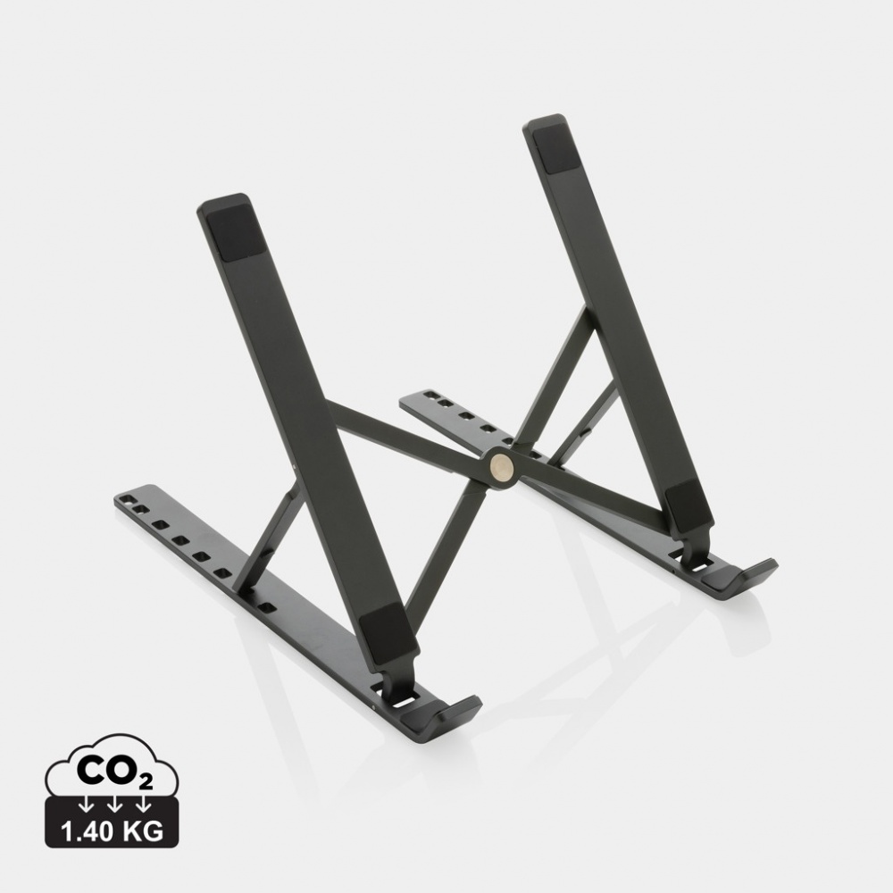 Logo trade promotional gifts image of: Terra RCS recycled aluminium universal laptop/tablet stand