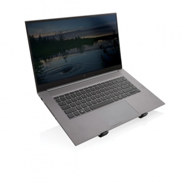 Logo trade promotional merchandise picture of: Terra RCS recycled aluminium universal laptop/tablet stand