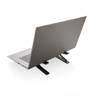 Logo trade promotional giveaways picture of: Terra RCS recycled aluminium universal laptop/tablet stand