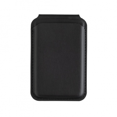 Logo trade promotional merchandise image of: Magstand RCS recycled PU magnetic phone wallet with stand