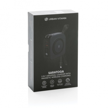 Logotrade promotional giveaway picture of: Urban Vitamin Saratoga 5 in 1 universal charger