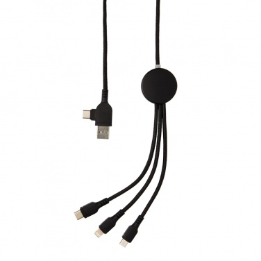 Logo trade promotional products image of: Light up logo 6-in-1 cable