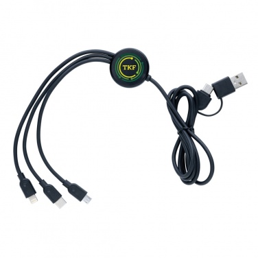 Logotrade promotional merchandise picture of: RCS recycled TPE and recycled plastic 6-in-1 cable