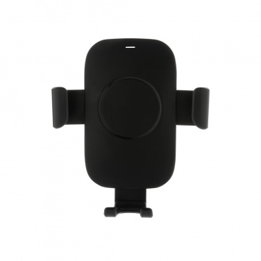 Logo trade promotional product photo of: RCS recycled plastic 10W wireless charging car holder