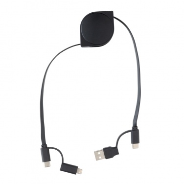 Logotrade advertising product image of: RCS standard recycled plastic and TPE 6-in-1 cable