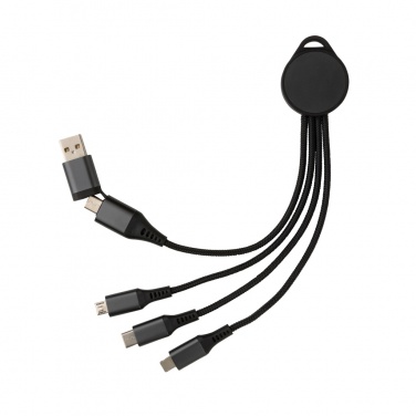 Logotrade promotional giveaway image of: Terra RCS recycled aluminium 6-in-1 charging cable