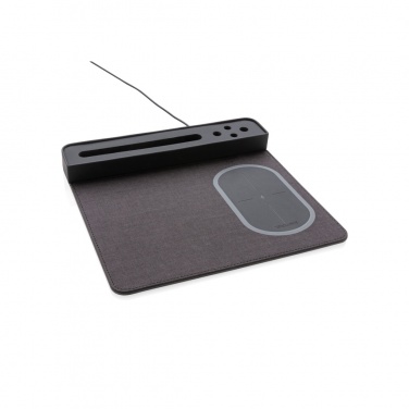 Logo trade promotional products image of: Air mousepad with 5W wireless charging and USB