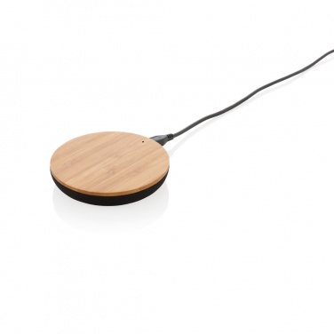 Logotrade promotional product image of: Bamboo X 5W wireless charger