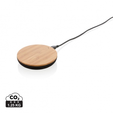 Logotrade business gift image of: Bamboo X 5W wireless charger