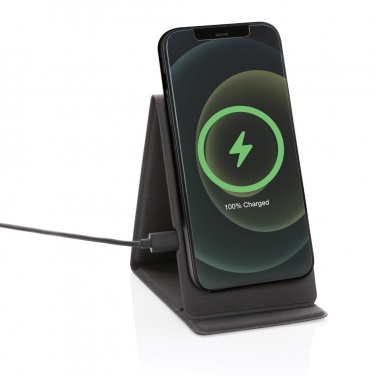 Logo trade promotional giveaways picture of: Artic Magnetic 10W wireless charging phone stand