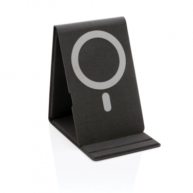 Logo trade corporate gift photo of: Artic Magnetic 10W wireless charging phone stand