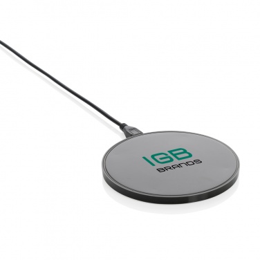 Logotrade corporate gift image of: RCS standard recycled plastic 10W wireless charger