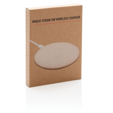 Logotrade advertising product image of: 5W Wheat straw wireless charger