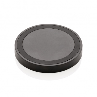 Logo trade promotional merchandise picture of: 5W wireless charging pad round