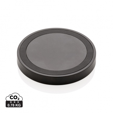 Logo trade promotional giveaway photo of: 5W wireless charging pad round