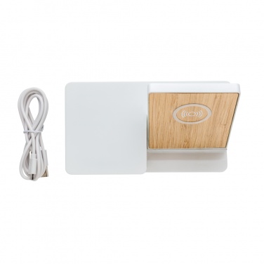 Logo trade promotional merchandise photo of: Ontario 5W wireless charger with speaker