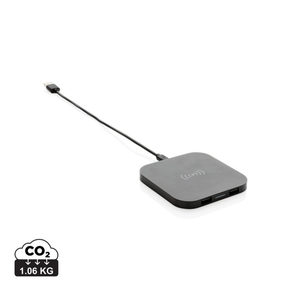 Logo trade promotional gifts picture of: Wireless 5W charging pad