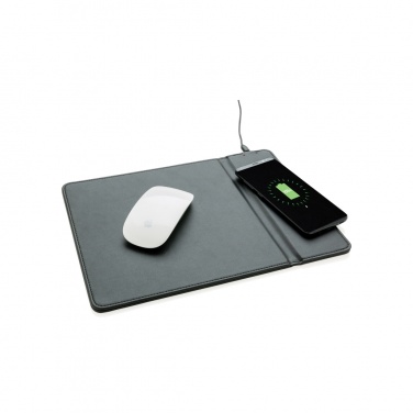 Logo trade promotional items picture of: Mousepad with 5W wireless charging