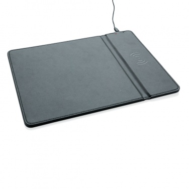 Logo trade promotional giveaways picture of: Mousepad with 5W wireless charging