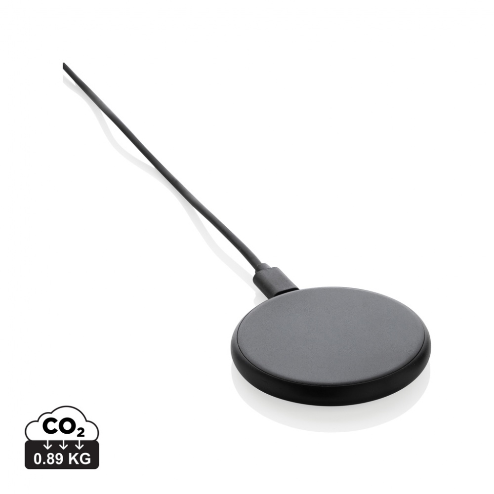 Logo trade promotional merchandise image of: Magnapad 15W RCS rplastic magnetic 3 in 1 charging pad