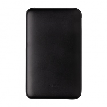 Logo trade promotional gifts image of: 5.000 mAh Pocket Powerbank with integrated cables