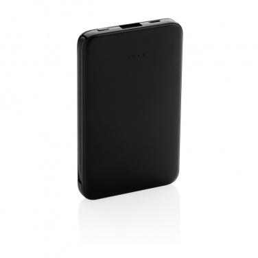 Logo trade corporate gift photo of: 5.000 mAh Pocket Powerbank with integrated cables