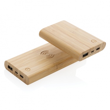 Logo trade promotional product photo of: Bamboo 5.000 mAh powerbank