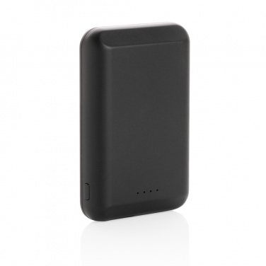 Logo trade advertising products picture of: Magnetic 5.000 mAh 5W wireless powerbank