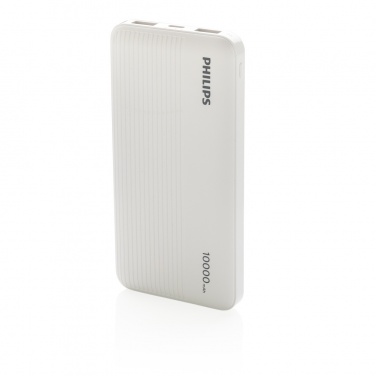 Logotrade business gift image of: Philips 10.000 mAh slim powerbank