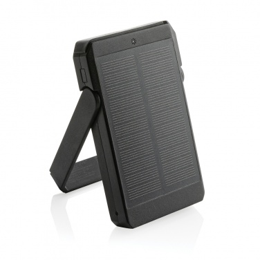 Logotrade promotional giveaway picture of: Skywave RCS rplastic solar powerbank 5000 mAh 10W wireless