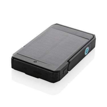 Logotrade corporate gifts photo of: Skywave RCS rplastic solar powerbank 5000 mAh 10W wireless