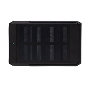 Logotrade promotional merchandise picture of: Skywave RCS rplastic solar powerbank 5000 mAh 10W wireless