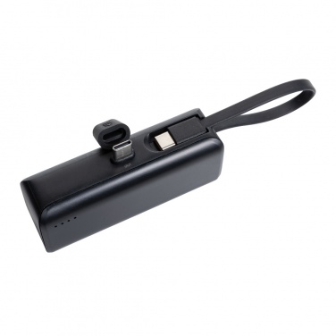 Logo trade promotional giveaways image of: Powerlink RCS rplastic 3000 mah powerbank USB C connector