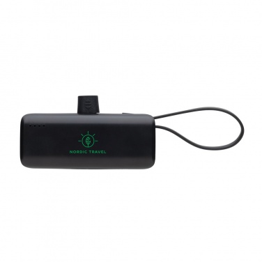 Logotrade promotional item image of: Powerlink RCS rplastic 3000 mAh powerbank iOS connector