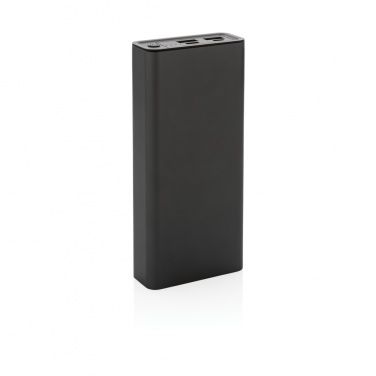 Logo trade corporate gift photo of: Terra RCS recycled 20W aluminium powerbank 20.000 mAh