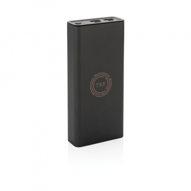 Logo trade promotional product photo of: Terra RCS recycled 20W aluminium powerbank 20.000 mAh