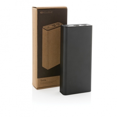 Logotrade promotional giveaway picture of: Terra RCS recycled 20W aluminium powerbank 20.000 mAh