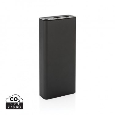 Logotrade promotional gifts photo of: Terra RCS recycled 20W aluminium powerbank 20.000 mAh