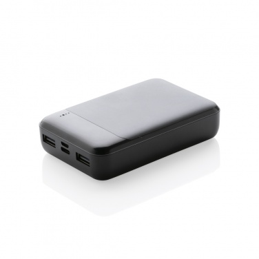 Logo trade promotional gift photo of: RCS standard recycled plastic 10.000 mAh powerbank