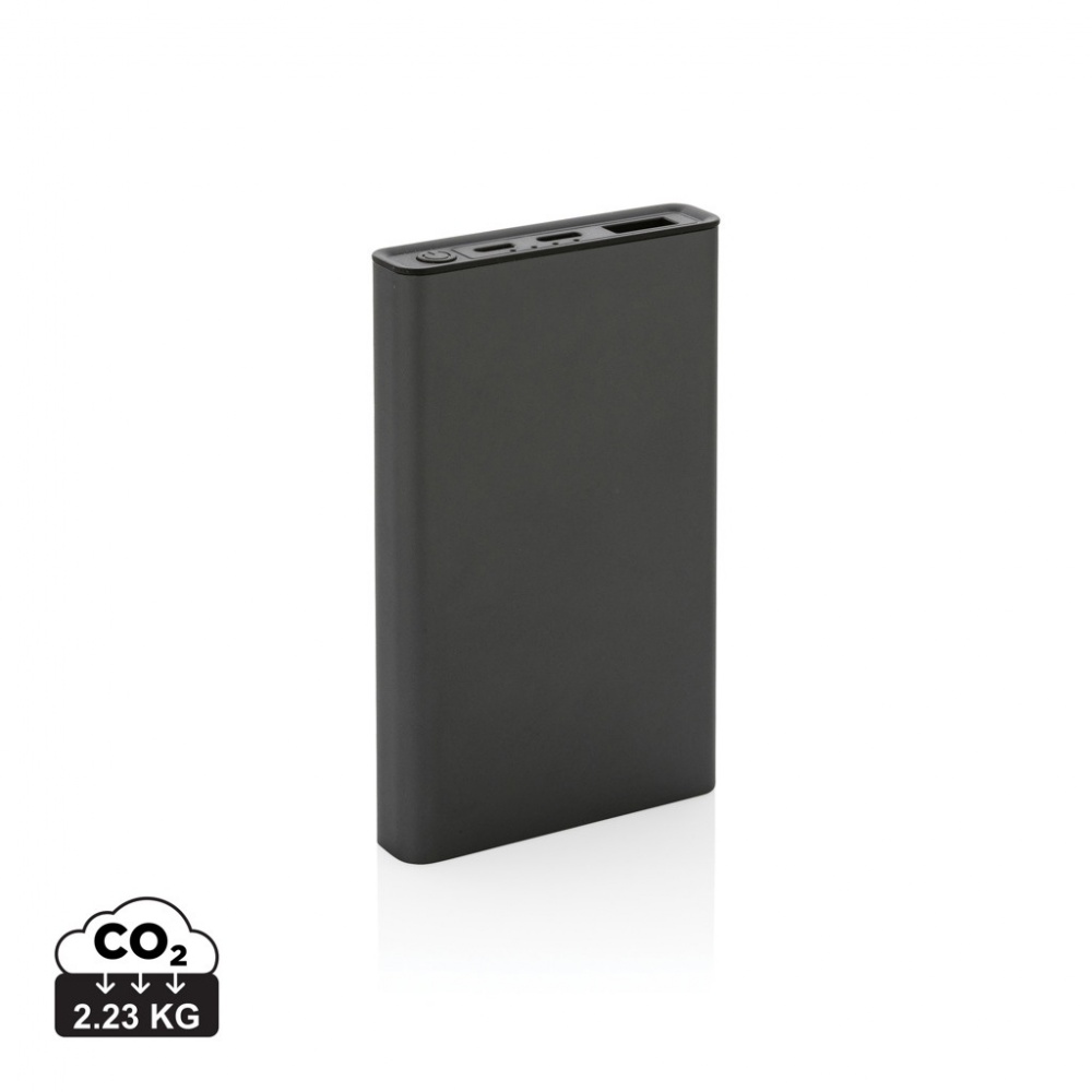 Logo trade promotional items picture of: Terra RCS recycled aluminium powerbank 5.000 mAh