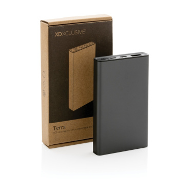 Logotrade promotional items photo of: Terra RCS recycled aluminium powerbank 5.000 mAh