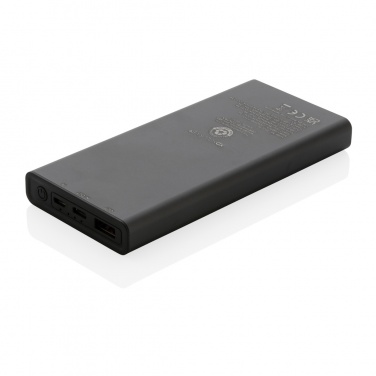 Logo trade promotional merchandise photo of: Terra RCS recycled 18W aluminium powerbank 10.000 mAh