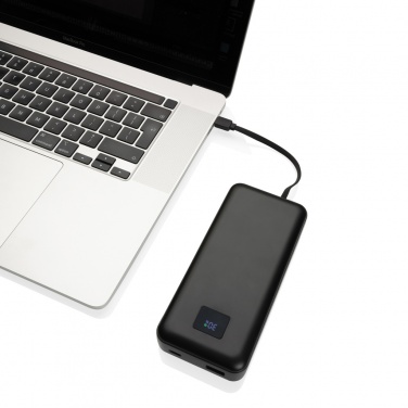 Logo trade promotional products picture of: Gridley RCS rplastic 20000 65W laptop powerbank