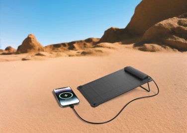 Logo trade promotional items image of: Solarpulse rplastic portable solar panel 5W