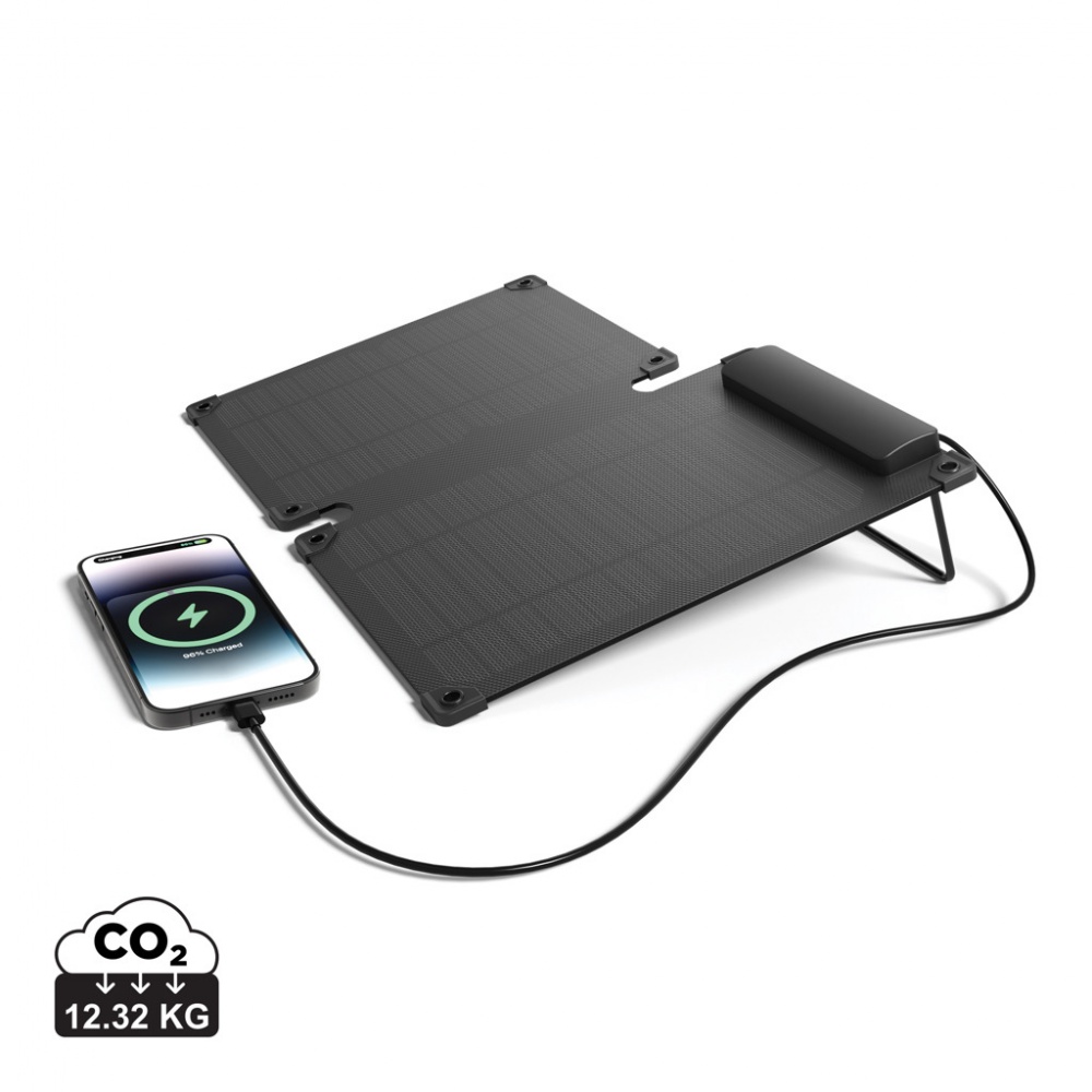 Logotrade promotional gift picture of: Solarpulse rplastic portable Solar panel 10W